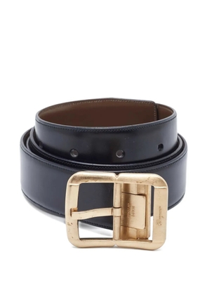 Ferragamo Pre-Owned reversible leather belt - Black