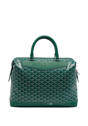 Goyard Pre-Owned Goyardine zip briefcase - Green