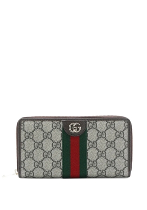 Gucci Ophidia logo Web-stripe wallet - Neutrals