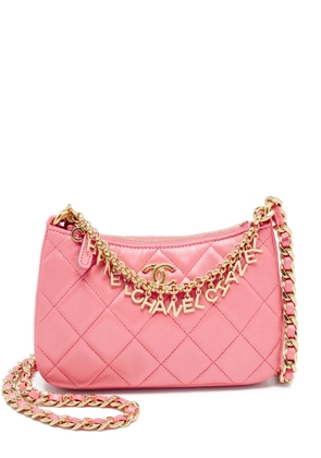 CHANEL Pre-Owned Hobo leather shoulder bag - Pink