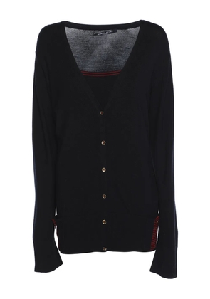 Marina Rinaldi button knit cardigan - Black
