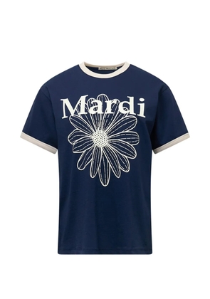 Mardi Mercredi Les Petites Ringer Flower T-shirt - Blue