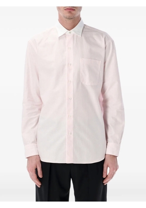 Salvatore Piccolo Alberto striped pocket shirt - Pink