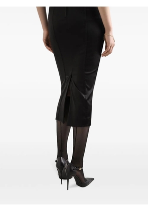 Dolce & Gabbana panelled midi dress - Black