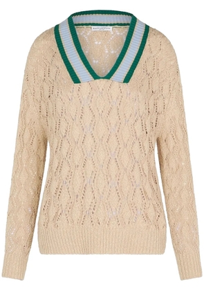 Ballantyne cotton sweater - Neutrals