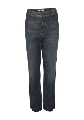 PERSON-A side-pocket straight denim jeans - Blue