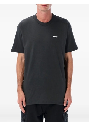 Obey World in Flames T-shirt - Black