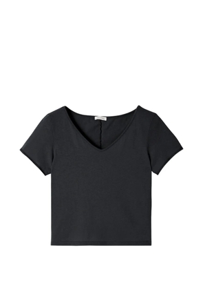 American Vintage V-neck short-sleeve T-shirt - Black