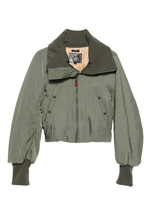 R13 zip-up bomber jacket - Green