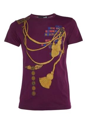 Love Moschino cotton T-shirt - Purple
