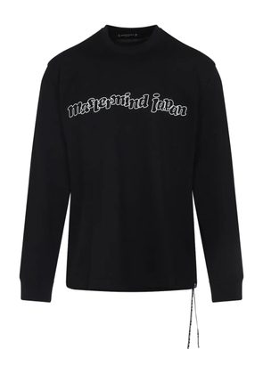 Mastermind Japan skull-print long-sleeve T-shirt - Black