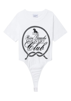 Vaquera cotton body t-shirt - White