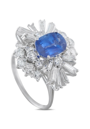 LB Exclusive sapphire and diamond ring - Silver