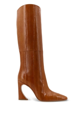 FENDI 95mm Arco heel boots - Brown