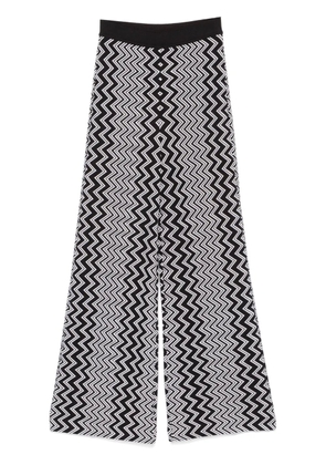Missoni zigzag-design trousers - Black