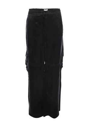 Marina Rinaldi cargo-pockets button-fastening trousers - Blue