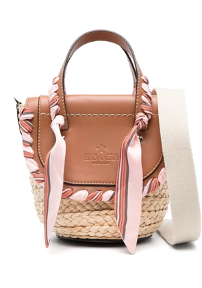 CUBA LAB Habanera Silk tote bag - Brown