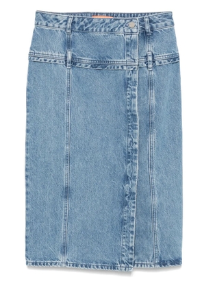 Stine Goya denim midi skirt - Blue