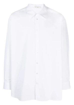The Row Lukre long-sleeve cotton shirt - White