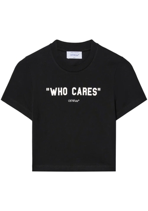 Off-White Who Cares 90s T-shirt - Black