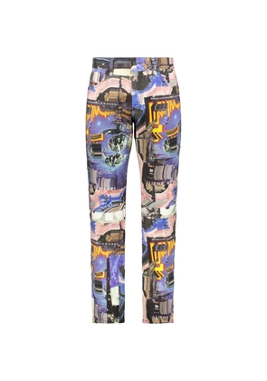 Diesel graphic-print jeans - Blue
