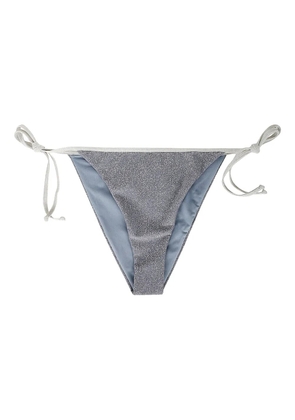 MC2 Saint Barth lurex bikini briefs - Silver