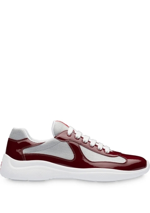 Prada technical fabric sneakers - Red