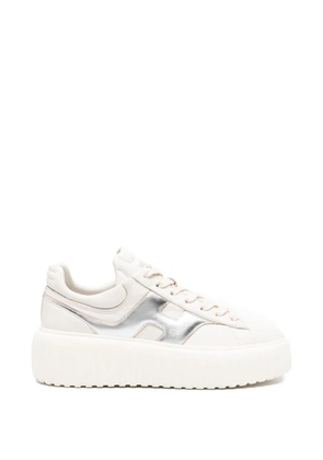 Hogan H-logo leather sneakers - Neutrals