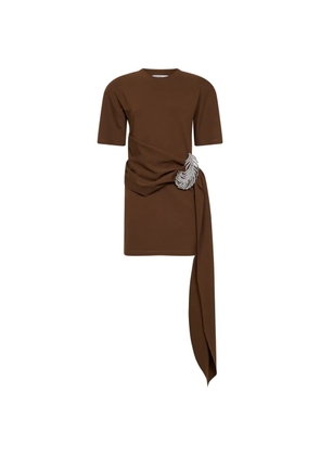 Giuseppe Di Morabito short-sleeve mini dress - Brown