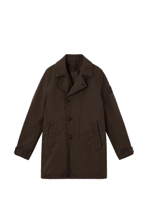 Stone Island buttoned patch coat - Brown