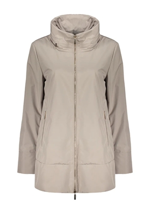 Moorer waterproof hooded coat - Neutrals
