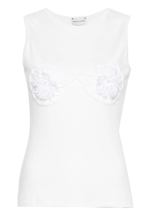 Magda Butrym crochet-bra tank top - Black