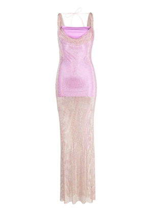 Giuseppe Di Morabito crystal-embellished maxi dress - Purple