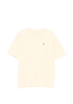 Maison Kitsuné embroidered T-shirt - Yellow