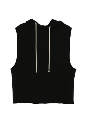 Rick Owens sleeveless hoodie - Black