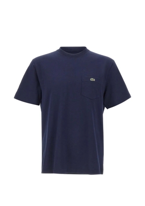 Lacoste logo-patch T-shirt - Blue