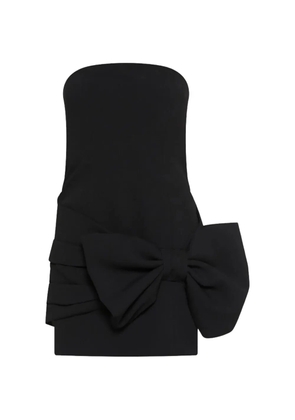 Marella bow-embellishment strapless mini dress - Black