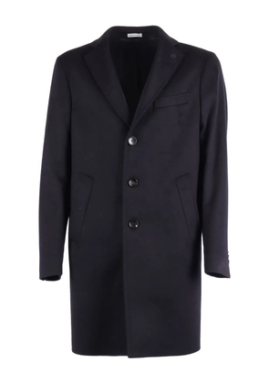 Brera three-button wool coat - Blue