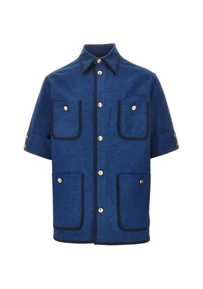 Valentino Garavani chest-pocket shirt - Blue