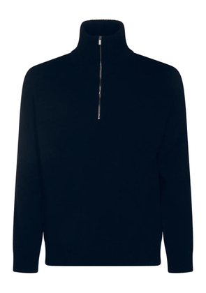 Altea high-neck half-zip sweater - Blue