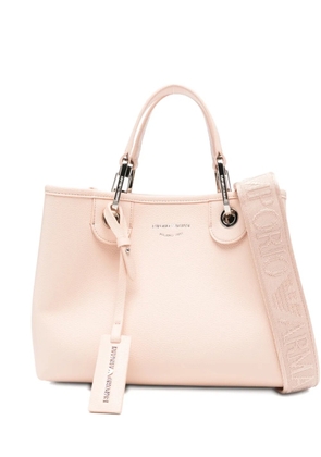 Emporio Armani top-handle tote bag - Pink