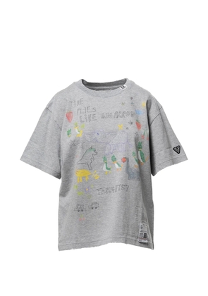 Maison MIHARA YASUHIRO doodle-print T-shirt - Grey