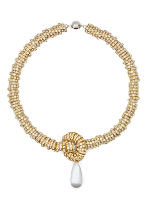 JULIETTA pearl-drop necklace - Gold
