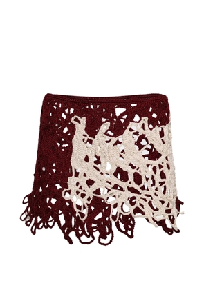 MAYSHA crocheted izu skirt - Red