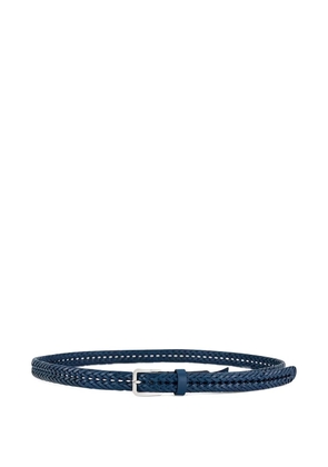 TOM FORD braided leather belt - Blue