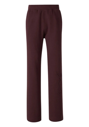 Givenchy logo-embossed cotton track pants - Red