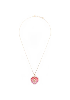 Swarovski Idyllia heart-pendant necklace - Gold
