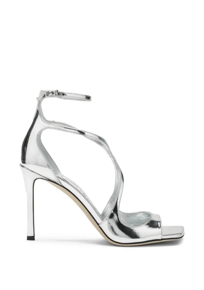 Jimmy Choo Azia ankle-strap stiletto sandals - Silver
