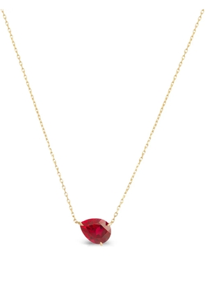 Persée 9K yellow gold Iris ruby necklace