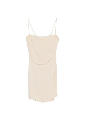 Giorgio Armani Pre-Owned 2000s spaghetti strap mini dress - Neutrals